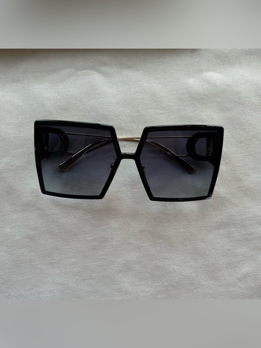 Dior Oversized Square Black Gradient Sunglasses
